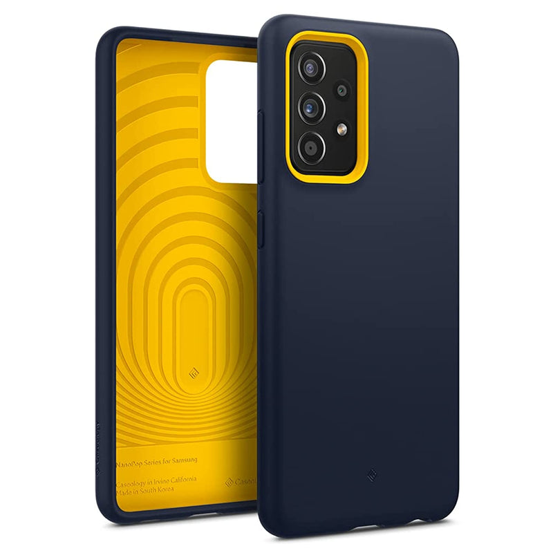 Caseology Nano Pop For Samsung A52 Case For Galaxy A52 5G Case For Samsung A52S Case For Galaxy A52S 5G Case 2021 Blueberry Navy