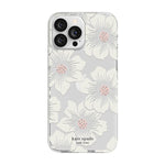 Kate Spade New York Protective Hardshell Case For Iphone 13 Pro Max Hollyhock Floral Clear