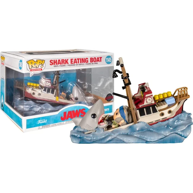 Jaws Eating Boat Movie Moment Pop Vinyl Rs