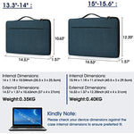 Protective Business Computer Carrying Bag Compatible with 13.3 15.6 Laptops 1249