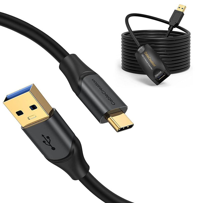 Bundle 2 Items Quest 2 Link Cable 5Ft Cablecreation Usb C To Usb Cab