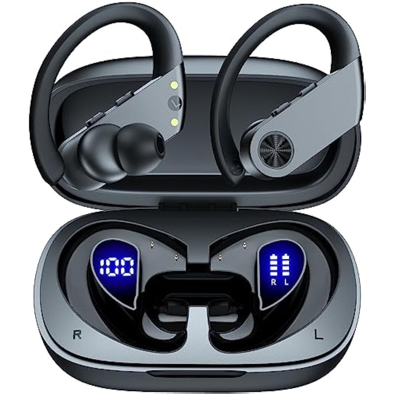 Wireless Earbuds with 2200mAh Charging Case Dual LED Display