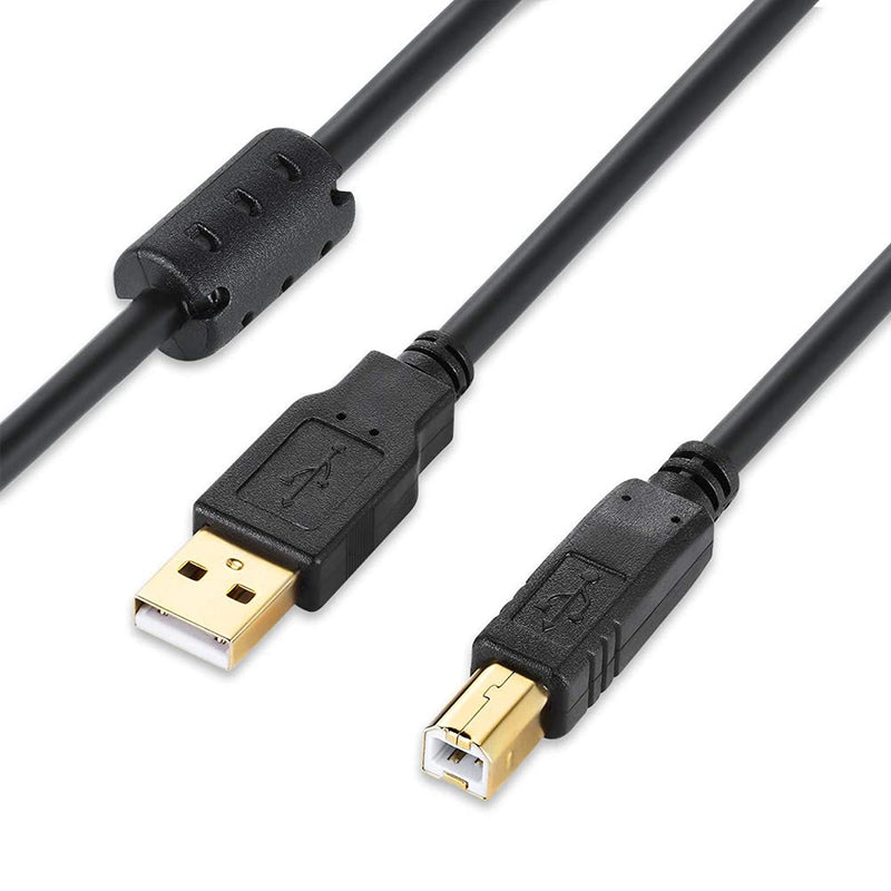New Usb 2 0 Printer Cable 20 Ft Usb Printer Cable Type A Male To B Male Pr