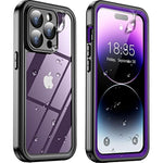 Full Body Shockproof Protective Case with Built in 9H Tempered Glass Screen Protector for iPhone 14 Pro Max 620