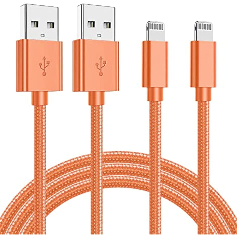 Iphone Charger Cable 2Pack Lightning Cable Nylon Braided