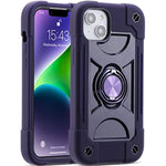 Compatible With Iphone 14 Case Iphone 13 Case 6 1 Inch With Built In 360 Rotating Ring Stand Military Grade Drop Protection Full Body Rugged Heavy Duty Protective Cover