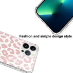 Kanghar Cute Leopard Clear Iphone 13 Pro Max Case Screen Protector Print White Spotted Design For Women Girls Slim Smooth Soft Tpu Hard Pc Protective Phone Cover 6 7Inch Leopard