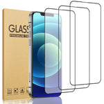 3 Pack Tempered Glass Screen Protector Compatible With Iphone 13 Iphone 13 Pro 5G 6 1 Inch Hd Clear Highly Sensitive Bubble Free Scratch Resistant Tempered Glass
