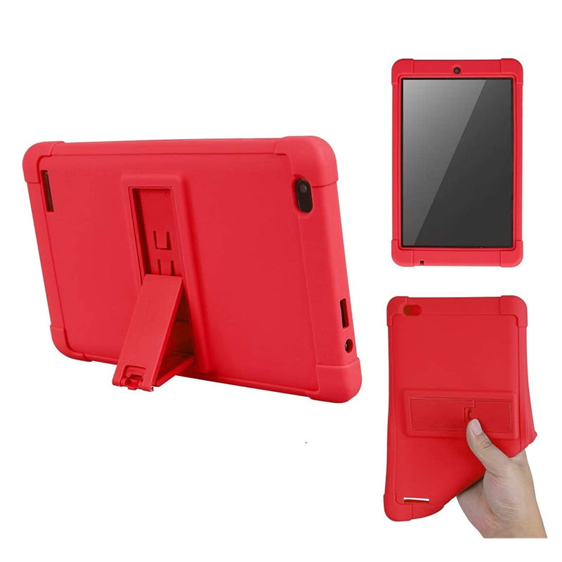 New Onn 10 1 Tablet Case Model Ona19Tb003 Kickstand Shockproof Silicone Case Cover Pc Tablet Bracket Stand Case For Onn 10 1 Inch Table Red