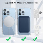 Kiket Home Magnetic Clear Case For Iphone 13 Pro Compatible With Magsafe Not Yellowing Premium Hybrid Protective Clear Case 6 1 Inch