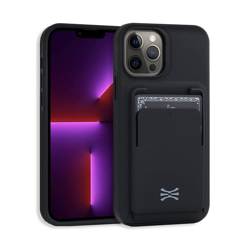 Toru Cx Premium Wallet Designed For Iphone 12 Iphone 12 Pro Case With Detachable Card Holder Black Cover Black Card Slot