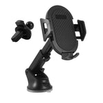 Car Phone Mount Long Arm Suction Cup Phone Holder Auto Clamping Windshield Dash Air Vent Phone Holder Compatible With All Mobile Phones