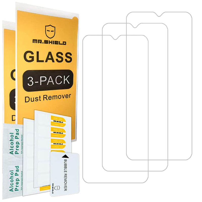 3 Pack Mr Shield Designed For Samsung Galaxy A03 Core Tempered Glass Japan Glass With 9H Hardness Screen Protector
