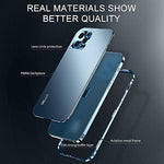 Aluminum Alloy Waterproof Shockproof Original Looks Iphone 13 Pro Max Case Blue