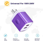 Usb Charger Plug Wall Charger Charging Block 5 Pack 2 1A 5V Portable Power Cube Charger Adapter Compatible With Iphone 13 12 11 Pro Max Xs Max Xs Xr X 8 7 6S 6 Plus Samsung Galaxy S22 S21 Lg Moto