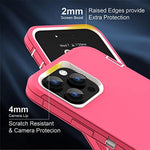 Heavy Duty Shockproof Full Body Protection 3 in 1 Silicone Rubber & Hard PC Rugged Durable Phone Cover for iPhone 14 Pro Max 749
