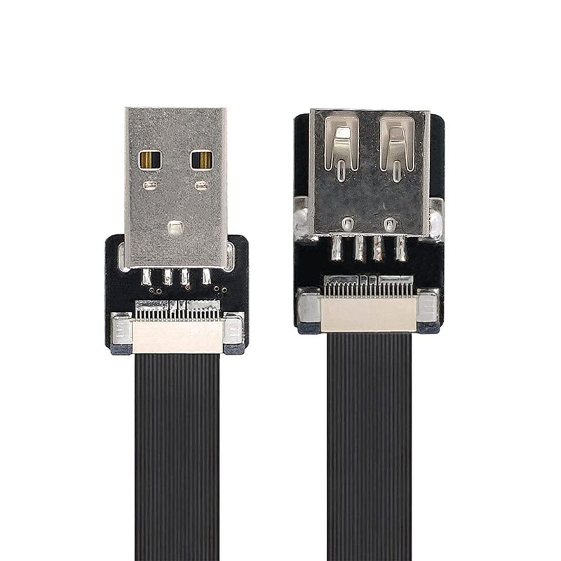 New Xiwai 0 5M Usb 2 0 Type A Male To Female Extension Data Flat Slim Fpc