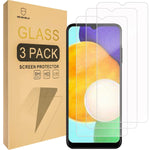3 Pack Mr Shield Designed For Samsung Galaxy A03S Tempered Glass Japan Glass With 9H Hardness Screen Protector With Lifetime Replacement