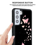Compatible With Samsung Galaxy S22 Plus 5G 6 8 Inch Case Built In Screen Protector Cute Cat Butterfly Design Hard Pc Back Anti Slip Shockproof Protective Case For Samsung Galaxy S22 Plus 5G