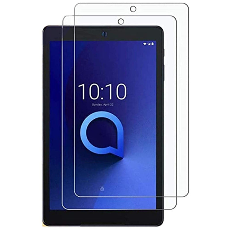 New 2 Pack Screen Protector For Alcatel Joy Tab Joy Tab 2 Joy Tab Kids And Alcatel 3T 8 Hd Clear Bubble Free Easy Installation Screen Tempered Glass