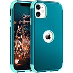 Heavy Duty 2 In 1 Full Body Rugged Shockproof Protection Hybrid Hard Pc Bumper Drop For Iphone 12
