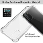 Samsung A03S Case Samsung Galaxy A03S Cases And Screen Protector Shockproof Crystal Clear Slim Soft Silicone Tpu Protective Phone Cover For Samsung Galaxy A03S Clear
