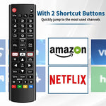 Pack of 2 Universal Remote for LG Remote Control Smart TV with Netflix, Prime Video Shortcut Keys Compatible with All Models LG TV