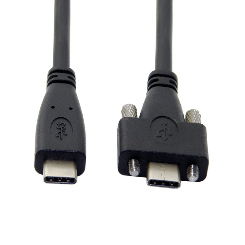 New Cablecc Usb 3 1 Type C Dual Screw Locking To Usb C 10Gbps Data Cable 1