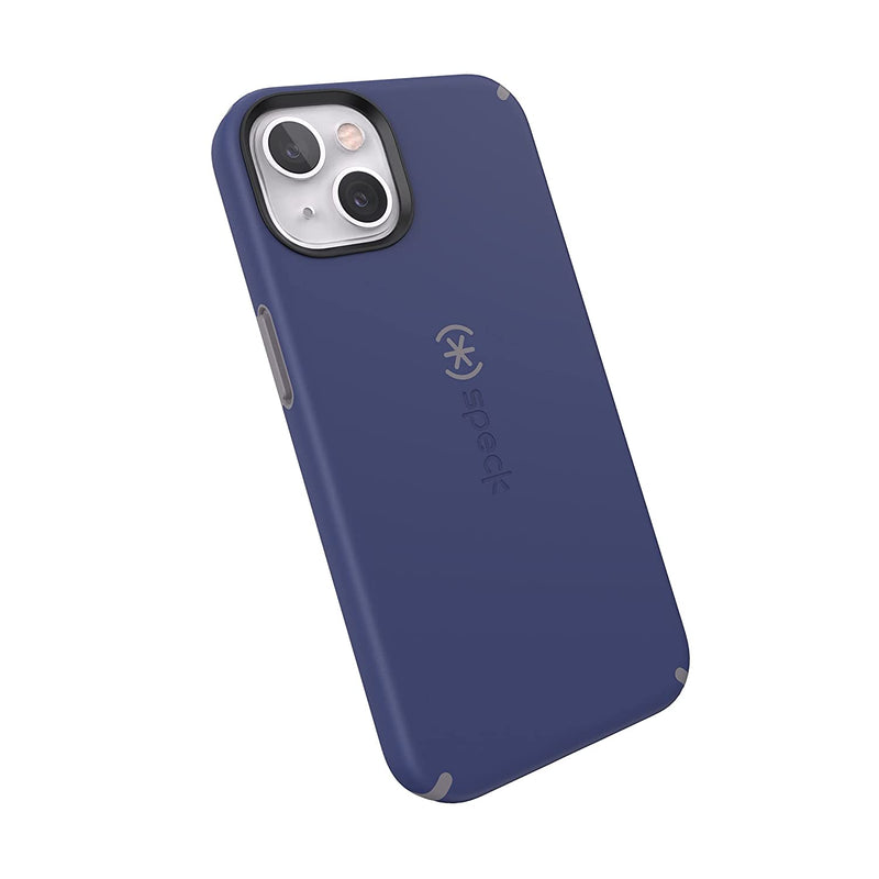 Speck Products Candyshell Pro Magsafe Iphone 13 Case Prussian Blue Cloudy Gray