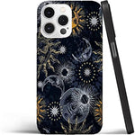 For Moon And Sun Iphone 13 Pro Max Case Celestial Magic Moon And Sun Space Planets Aesthetic Cute Iphone Case For Women Girls Shockproof Soft Tpu Cool Trendy Design Case For Iphone 13 Pro Max
