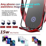 15W Fast Charging Phone Holder Mount for iPhone 14 13 12 11, Samsung Galaxy S23+ S22, etc. 220