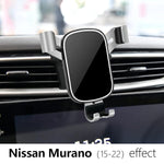 Lunqin Car Phone Holder For 2015 2022 Nissan Murano Big Phones With Case Friendly Auto Accessories Navigation Bracket Interior Decoration Mobile Cell Mirror Phone Mount