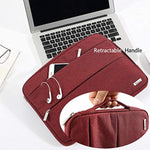 Slim Computer Cover Bag with Handle fro Women   15 15.6