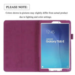 New Galaxy Tab E 9 6 Case Slim Leather Stand Folio Case Cover For Samsung Galaxy Tab E 9 6 Inch Tablet Fit All Versions Sm T560 T561 T565 And Sm T567V