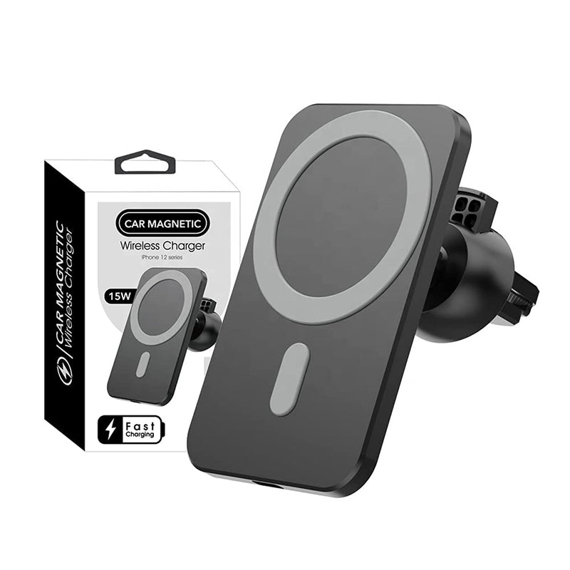 Mag Safe Car Charger 15W Magnetic Wireless Car Mount For Air Vent Iphone 12 13 12 13 Mini 12 13 Pro 12 13 Pro Max