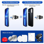 Adjustable Magnet Cell Phone Mount Compatible with iPhone, Samsung, LG, GPS & Mini Tablet 389