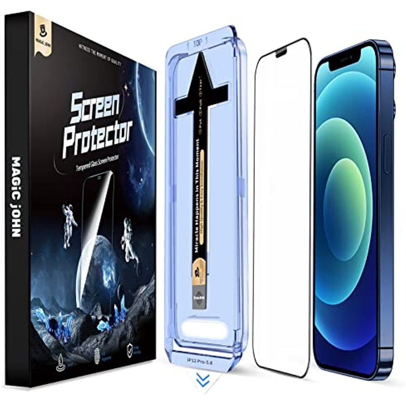 2 Pack For Iphone 12 Iphone 12 Pro 6 1 Inch Tempered Glass Screen Protector