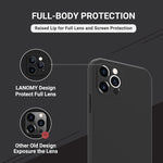 Lanomy Compatible With Iphone 13 Pro Max Case Shockproof Protective Case Full Body Cover Lens Bumpers Protection Anti Drop Protection Case Ultra Slim Design 6 7 Inch Black