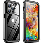 Full Body Shockproof Protective Case with Built in 9H Tempered Glass Screen Protector for iPhone 14 Pro Max 625