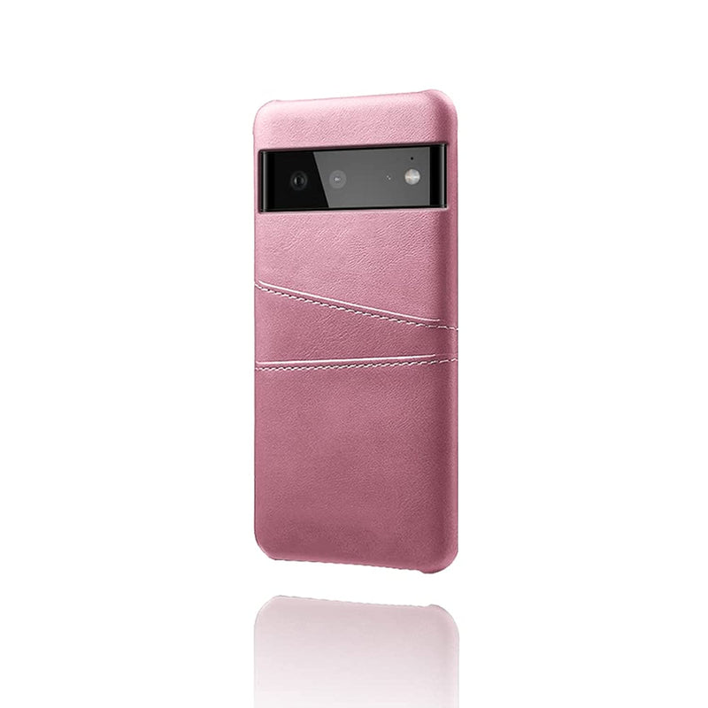 Case For Google Pixel 6 Pro 5G Wallet Case With 2 Card Holder Pu Leather Slim Case Lightweight Skin Touching Phone Cover For Google Pixel 6 Pro 2021 Pink