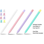 New 4 Pack Ipencil 1 Sleeve Cover Silicone Holder Compatible With Apple Pencil 1St Gen Grip Skin Case Accessories Compatible With Ipad Pencil 1 Gen With