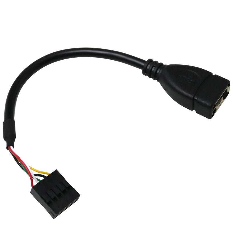 New 10Cm Motherboard Usb 2 0 Adapter Cable A Female To Dupont 9 Pin Female