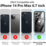 Full Body Shockproof Protective Case with Built in 9H Tempered Glass Screen Protector for iPhone 14 Pro Max 665