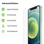 Belkin Iphone 12 Mini Screen Protector Temperedglass Antimicrobial Treated