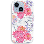 Stylish Slim Shockproof Soft Bumper Watercolor Flower Protective Phone Case For Iphone 14