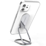 Vawcornic Phone Ring Holder Finger Kickstand 540 Dual Direction Rotating Phone Grip For Iphone Samsung Huawei Smartphone Tablet Kindle Switch Lite Compatible With Magnetic Car Mount Silver
