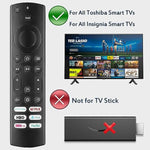 Remote Control Replacement for All Insignia Smart TVs and All Toshiba Smart TVs (Without Voice Function)