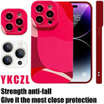Heart Pattern Full Camera Lens Protective Slim Soft Shockproof Phone Case for iPhone 14 Pro Max 698