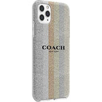 Coach Protective Case For Iphone 11 Pro Max Neutral Silver Glitter Neutral Silver Glitter Multi Iphone 11 Pro Max 6 5