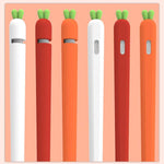 New Compatible For Apple Pencil Sleeve 2Nd Generation Holder Carrot Shaped Stylus Sleeve Cover Silicone Screen Touch Pen Grip Holder Compatible With Apple